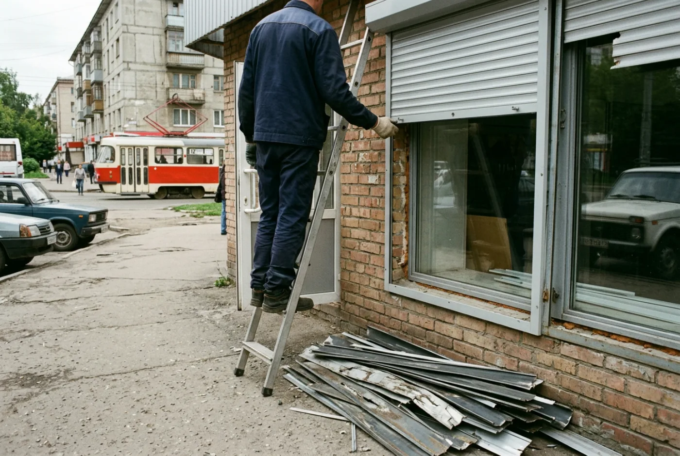 Замена рольставней в Череповце